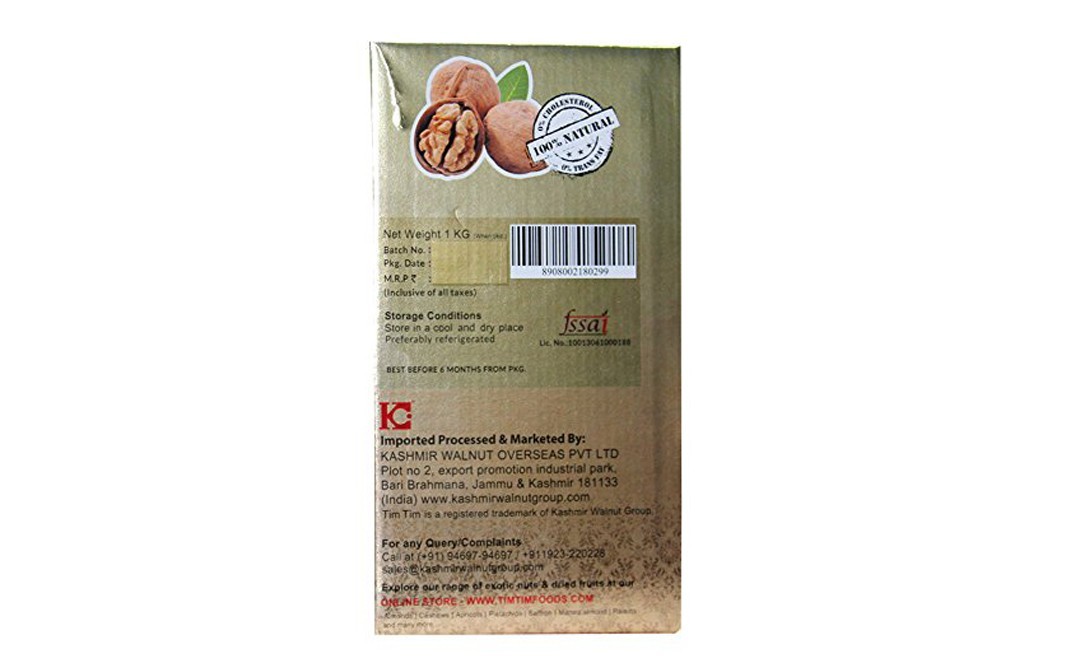 Tim Tim California Walnuts    Box  1 kilogram